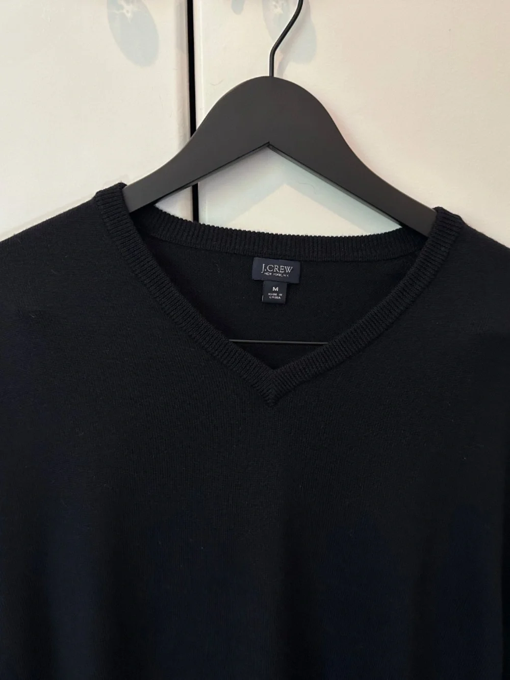 J.Crew Men’s Merino Wool Sweater Black Size M